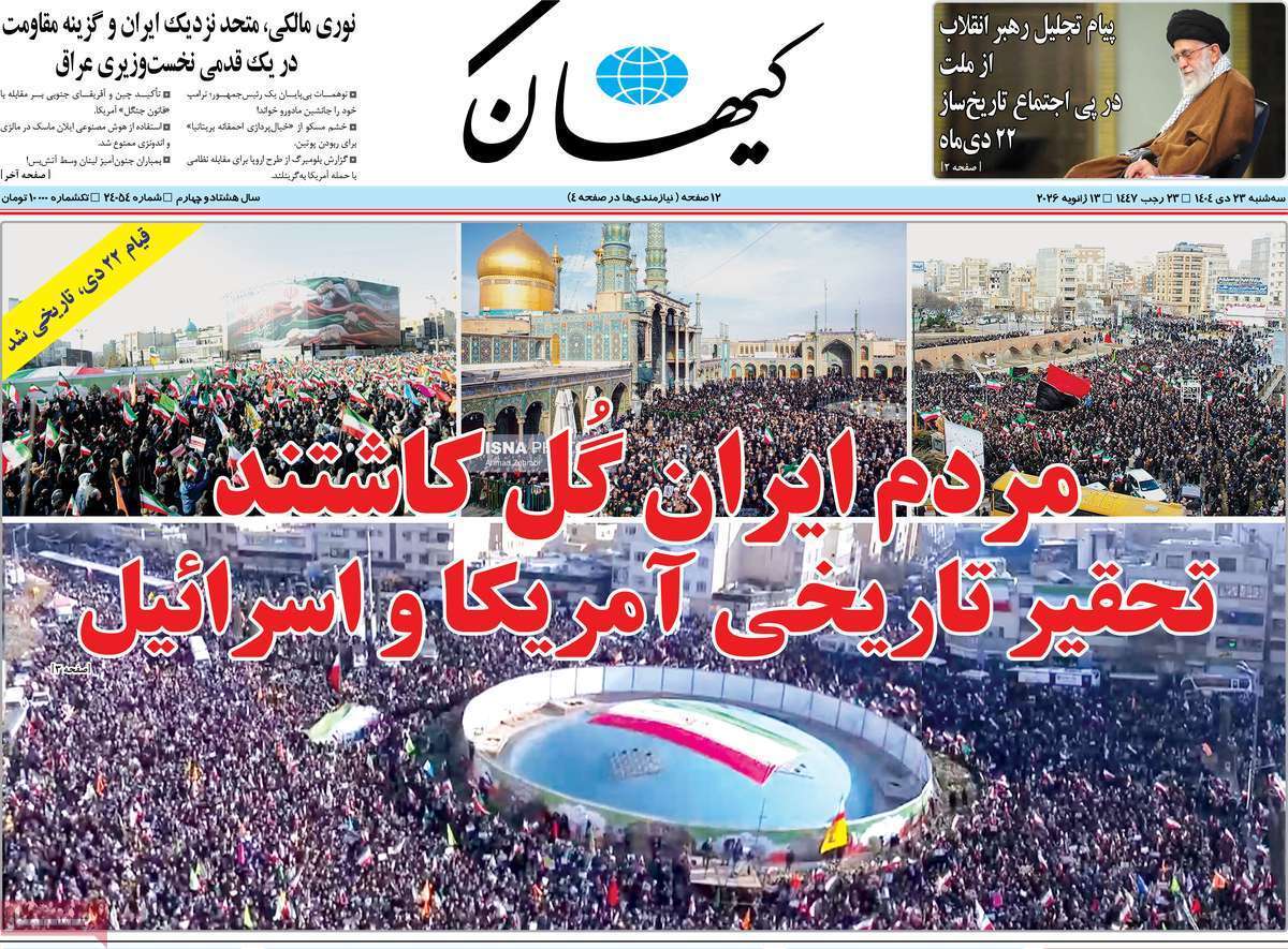 صفحه نخست روزنامه های اقتصادی