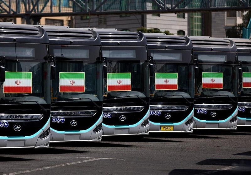 تهران تا پایان سال به 500 اتوبوس برقی می‌رسد/کاهش70درصدی آلایندگی ناوگان