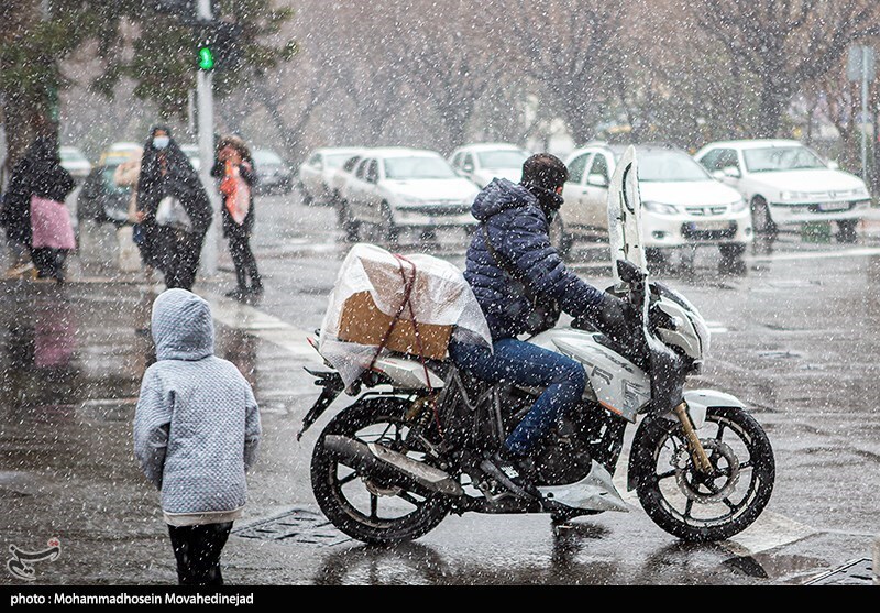 هشدار بارش شدید باران و برف در تهران