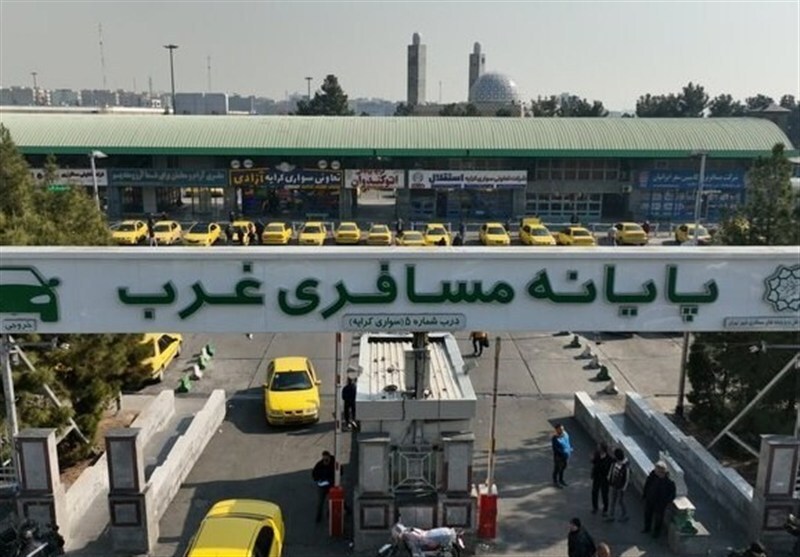 تعطیلی پایانه مسافربری غرب تهران به مناسبت 22 بهمن