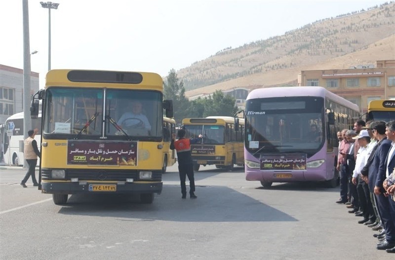خدمات‌رسانی ۲۳۱۴ اتوبوس به زائران تهرانی اربعین ۱۴۰۴