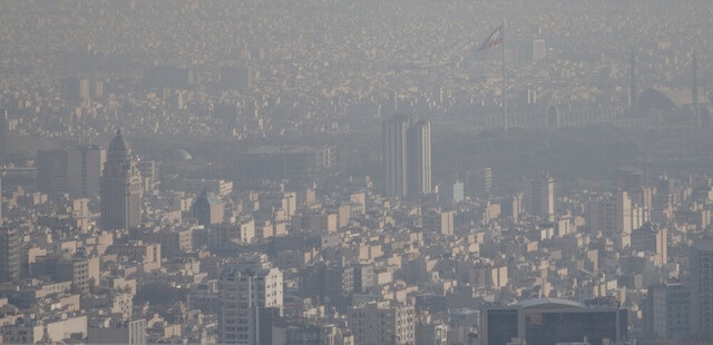 هوای تهران در وضعیت قرمز