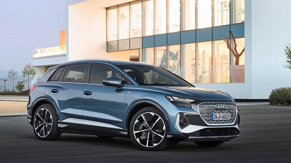  آئودی Q4 e-tron  پر فروش ترین خودروی برقی پرمیموم آلمانی در بازارهای جهانی 